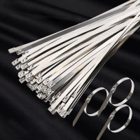 Refreshing 20/10Pcs Stainless Steel Cable Ties Locking Metal Zip-Exhaust Locking Cable Ties