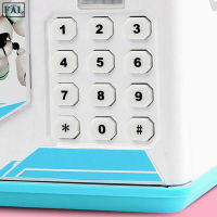FAL Electronic Pig Banks Mini ATM Password Save Money Bank Coin Can Cash Safe Box Kids Birthday Gift