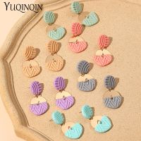 New Round Drop Earrings For Women 2022 Trending Luxury Designer Geometric Long Earings Korean Style Elegant Summer Cute Jewelry