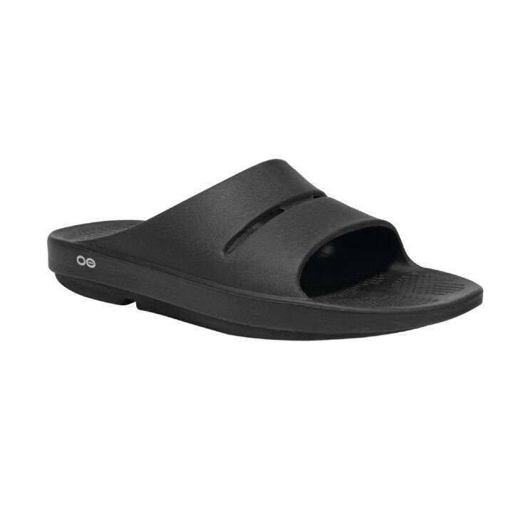 Oofos Men's Ooahh Slide Sandal Black Lazada