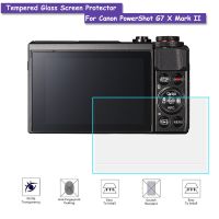 ฟิล์มป้องกันกระจกแท้หน้าจอ Lcd กระจกเทมเปอร์9ชม. สำหรับ Canon Powershot G7 X Mark Ii อุปกรณ์เสริมกล้อง