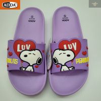 ADDA รองเท้าแตะลำลองแบบสวม ผู้หญิง รุ่น 82Z16W1 สีม่วง SIZE 4-6