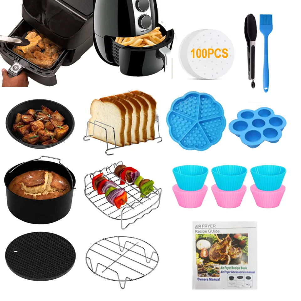  Air Fryer Accessories Set 12pcs Compatible for 4, 4.2