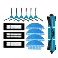 Main Side Brush Filter and Mop Cloth Replacement Accessories for 3090 Vacuum Cleaner