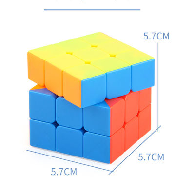 Tamias Rubiks Cube 3X3 Rubiks Cube ของเล่นฝึกสมอง พัฒนา IQ เลี้ยวเนียน เล่นสูตร เล่น Rubiks Cube ได้ทั้งเด็กและผู้ใหญ่ 🚛COD🚛