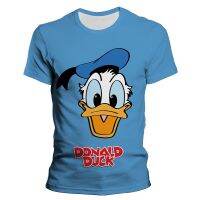 2023 NEWDaisy Donald Duck T เสื้อผู้ชายผู้หญิงแขนสั้นฤดูร้อน Tops Tees Anime Casual T-Shirt