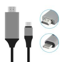 【cw】 USB C Type To compatible Cable Audio and Ethernet for / Projector Speed !