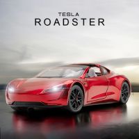 รถของเล่น Tesla Y รุ่น Tesla 3ของเล่นอัลลอย S โมเดลรถยนต์เสียงและแสงของเล่นของสะสมของเล่นเด็ก J55ของขวัญวันเกิด