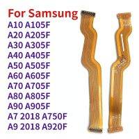 สำหรับ Samsung A10 A20 A30 A40 A50 A60 A70 A80 A90 A7 A750F A21s A31 A51เมนบอร์ด A71สายตัวเชื่อมต่อเมนบอร์ดแบบงอ