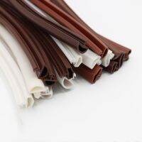 1pcs 5M Silicone Rubber Seal Wooden Door Crash Bar Window sealed slot Soundproof Waterproof Dustproof type strips Home Hardware