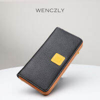 High Quality Luxury Designer Long Wallet Clutch Purse Genuine Leather Credit Card Bank Card Bag Bill Clip Coin Purse With Box