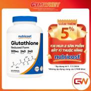 Nutricost Glutathione 500mg Thực Phẩm Bổ Sung Chống Lão Hóa