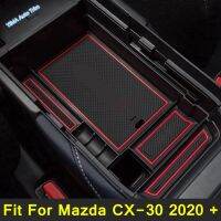 Central Armrest Storage Pallet Front Door Container Phone Case Plastic Car Organizer Fit For Mazda CX-30 2020 - 2022 Accessories