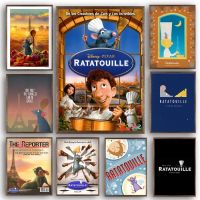 การ์ตูน Ratatouille อะนิเมะ Living Home Decor เนอสเซอรี่ Kids Room ภาพวาด-โปสเตอร์คุณภาพ Wall Art ภาพวาดผ้าใบ