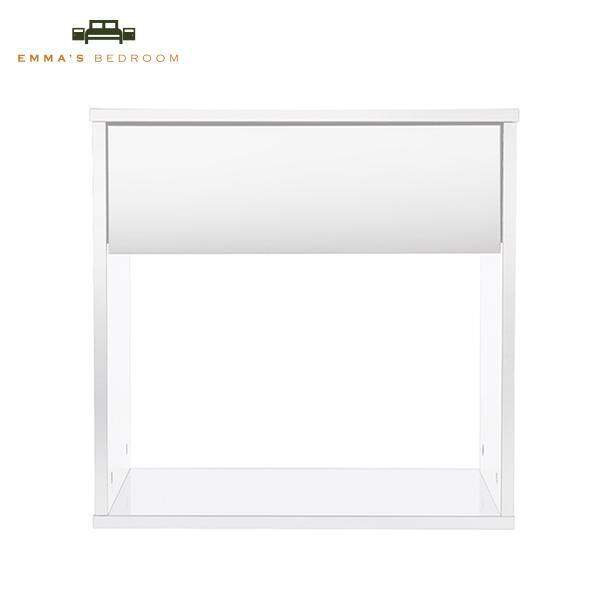 Emma Devon Design Bedside Table (White) Lazada