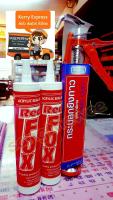 RED FOX กาวอะคริลิค Acrylic Sealant สีขาว (2 หลอดต่อแพ็ค) มาพร้อมปืนยิงกาวรุ่นงานหนัก