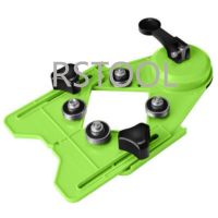 【CW】 4 83mm Opening Locator Glass Hole Saw Core Guide Jig Fixture Adjustable Centering Holder