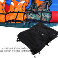 T กระเป๋าเก็บของด้านบน 600D Oxford Cloth Heavy Duty Hard Top Boat Life Jacket Storage Bag for Yachts Speedboat