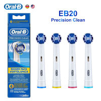 Original Oral B แปรงสีฟันไฟฟ้าเปลี่ยนหัวแปรง1-12Pcs Precision Deep Clean ฟัน Whitening Refill ลบ Plaque