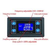 1Hz-150Khz 3.3V-30V PWM Board Module Signal Generator PWM Pulse Frequency Duty Cycle Adjustable Module LCD Display