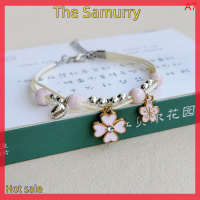 Samurry ✨Hot Sale✨ Car สร้อยข้อมือรูปกระต่ายการ์ตูนน่ารักแบบเรียบง่ายใหม่สำหรับนักเรียนหญิงของขวัญสำหรับเพื่อนเครื่องประดับแบบปราดเปรียว