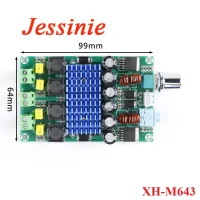 XH M643 TDA3116D2 Digital Power Amplifier Board 2*50W XL6019E1 Automatic Boost Step Up Module Without Distortion Battery