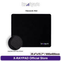 X-RAYPAD Traigun Pro CORDURA®การอัปเกรดแผ่นรองเมาส์สำหรับเล่นเกมด้านล่าง-สีดำ-900x400x3mm