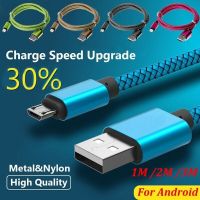 สายชาร์จโทรศัพท์ Android แบบชาร์จเร็ว,สายชาร์จไมโคร USB ลายมังกรหลากสี1M/2M/3M สำหรับโทรศัพท์มือถือแอนดรอยด์