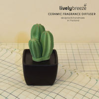 LIVELY BREEZE Tri Cactus Ceramic Fragrance Diffuser กระบองเพชรเซรามิกกระจายกลิ่นหอม