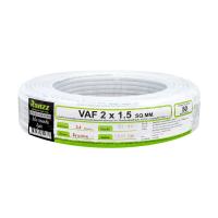 สายไฟ VAF RANZZ 2x1.5 ตร.มม. 50 ม. สีขาวELECTRIC WIRE VAF RANZZ 2X1.5SQ.MM 50M WHITE **ของแท้100%**