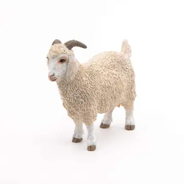 Vintage Brass Goat Statue Decoration Copper Zodiac Animal Sheep