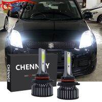 ชุดหลอดไฟหน้า LED สีขาว6000K,สำหรับ Suzuki Swift 1st Gen 2004ถึง2010