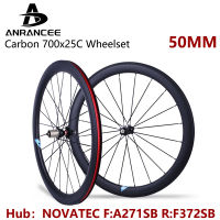 ใหม่คาร์บอน Wheelset 700x25C จักรยานถนน24มิลลิเมตร35มิลลิเมตร38มิลลิเมตร46มิลลิเมตร50มิลลิเมตร56มิลลิเมตร60มิลลิเมตร88มิลลิเมตรถนนจักรยาน NOVATEC Hub