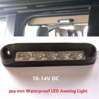 8.06 12V 24V LED Awning Annex Light 6000k Exterior Camping Wall Lamp for RV Trailer Heavy Duty Off Road Motorhome Caravan Black