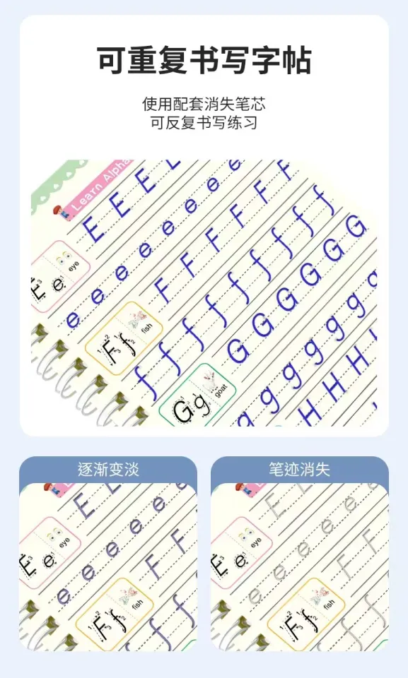 Alphabet + Number + Drawing Book