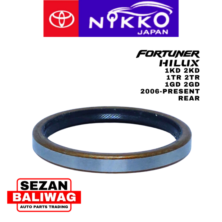 NIKKO JAPAN REAR AXLE SHAFT OIL SEAL TOYOTA FORTUNER HILUX 20062022