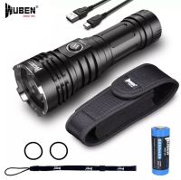 พร้อมส่ง WUBEN T70 ไฟฉาย LED 4200Lumens CREE XHP70.2 LED Type-C ชาร์จ 26650 Li-Ion แบตเตอรี่