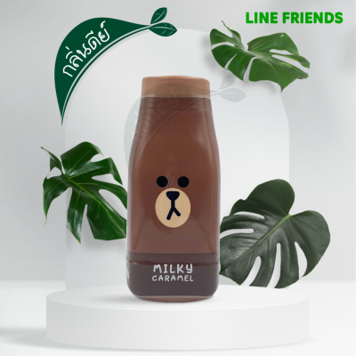 LINE FRIENDS เจลน้ำหอมปรับอากาศ กลิ่น MILKY CARAMEL --- สินค้าลิขสิทธิ์แท้ FreshTime x LINE FRIENDS