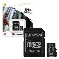 Kingston Memory Cards Micro SD Card 64GB แท้ Kingston (SDCS2)รองรับ แอพ A1 สำหรับ Android ความเร็วระดับ UHS-I