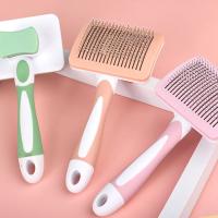 Dog Self-cleaning Slicker Brush Pet Massage Shedding Brush Pet Cat Comb Pet Hair Remover Comb for Small Medium Dog Cats