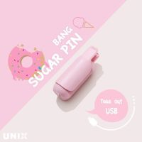 (พร้อมส่ง/ของแท้100%) UNIX TAKEOUT Sugarpin USB Hair Role แกนม้วนผมหน้าม้า (สีชมพู)