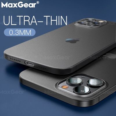 [สินค้าใหม่ในสต็อก] บางเคลือบกรณีโทรศัพท์โปร่งใสสำหรับ iPhone 14 13 12 11 Pro Max มินิ XS XR X 6วินาที7 8บวก SE 2022อัลตร้าบางนุ่มฮาร์ดพีซีปก
