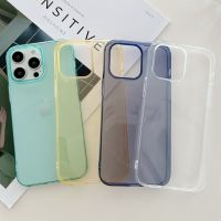 Transparent Soft Phone Case For iPhone 14 13 12 11 Pro Max XS X XR 7 8 Plus Mini Clear Shockproof Protective Cover