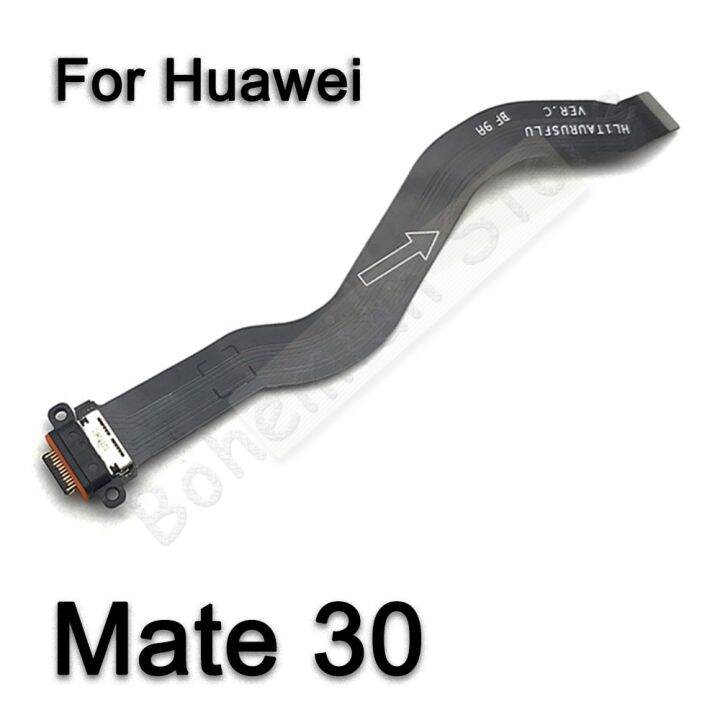 ที่ชาร์จ-usb-สำหรับ-huawei-mate-7-8-9-10-20-20-20x30-lite-pro-dock-pcb-พอร์ตไมค์บอร์ดเชื่อมต่อที่ชาร์จสายเคเบิลงอได้ชิ้นส่วนโทรศัพท์