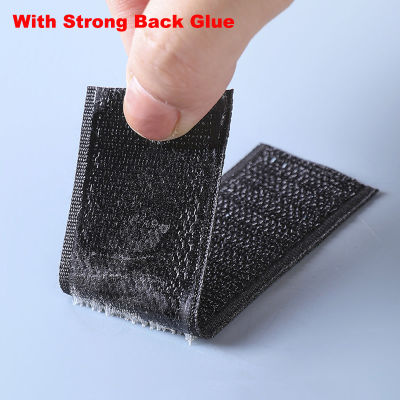 5MPair Strong Self Adhesive Hook and Loop Fastener Tape Nylon Velcros Adhesive Magic Tape Sticker with Glue for DIY 16-110mm