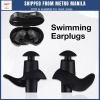 【health】 Silicone Swimming EarPlugs Waterproof Reusable EarPlugs For Surfing Snorkeling Diving Swimming