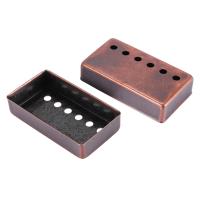 2 Pcs BRONZE Humbucker Pickup Covers for Electric Guitar Neck Bridge Accessories