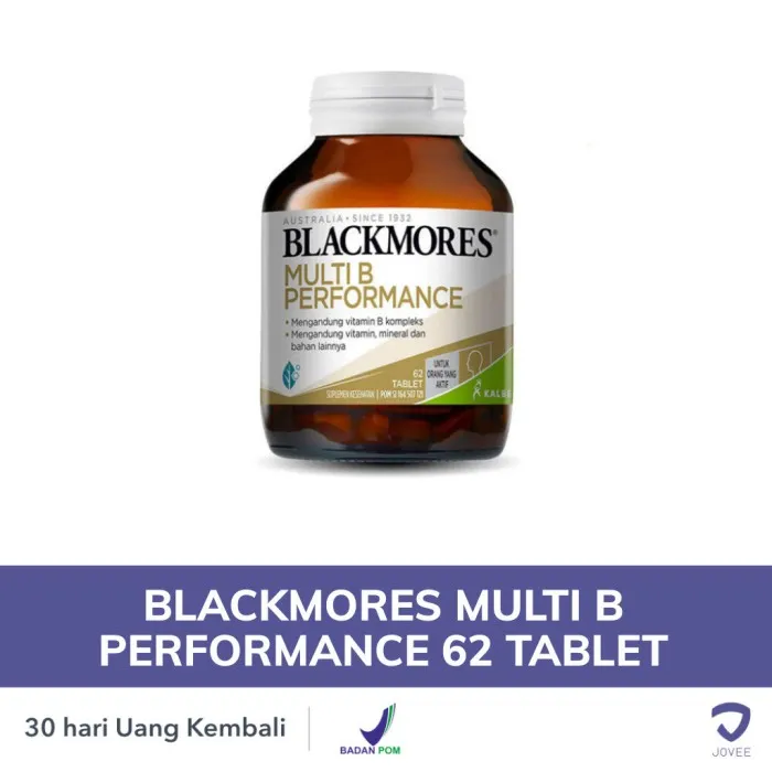 BLACKMORES MULTI B PERFORMANCE - STRESS - 62 TABLET | Lazada Indonesia