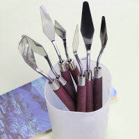 7Pcs/Set Stainless Steel Oil Painting Knives Oil Painting Scraper Art Tools