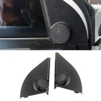 【YF】▥  Car Door Panel Audio Horn Cover Tweeter Triangular Loudspeaker Trim for RAV4 2014-2018